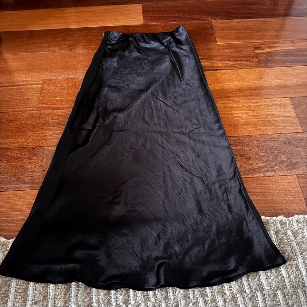 Babaton Black Maxi A-Line Skirt